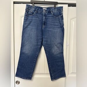 Good American Good Curve High Waist Ankle Straight Leg Jeans Size 20